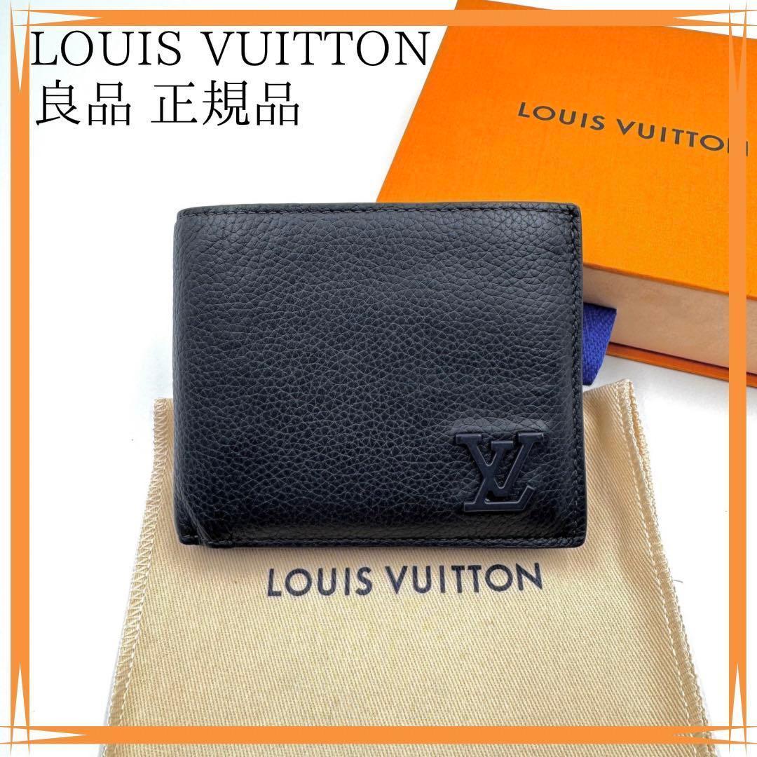 良品✨　ルイヴィトン　折り財布　正規品　ポルトフォイユ　マルコ　LVアエログラム
