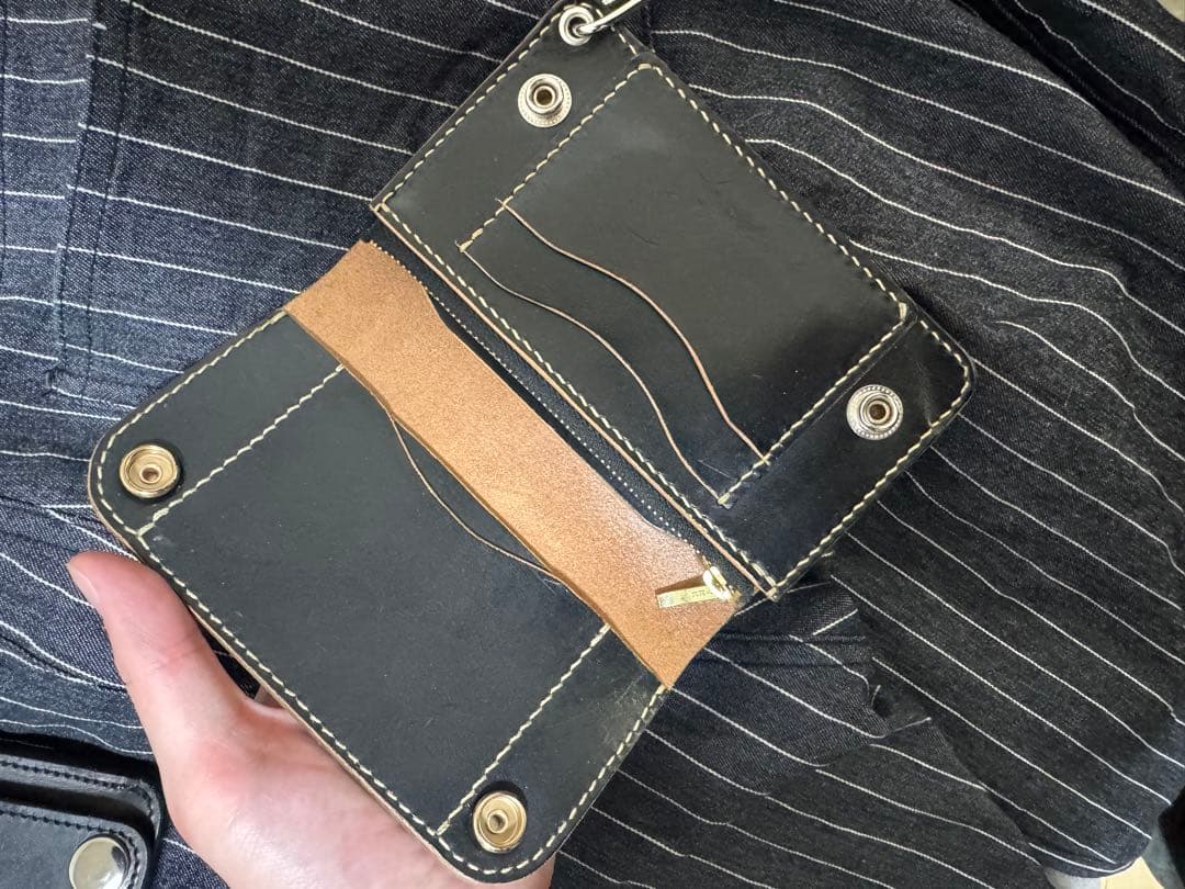 トラッカーウォレット2個セット　little wingのウォレットチェーン付き