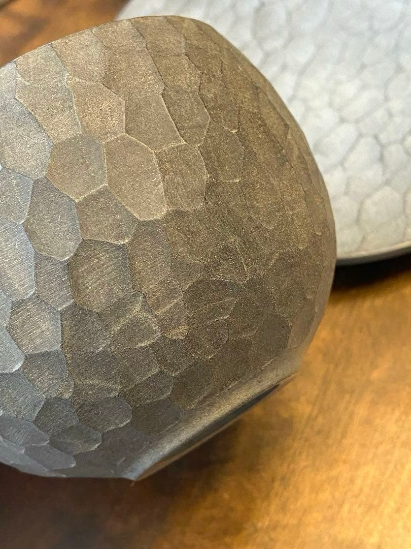 吉田欣司　珈琲茶碗　茶椀　白漆　木工　ボウルとソーサー セット　中皿　コーヒー