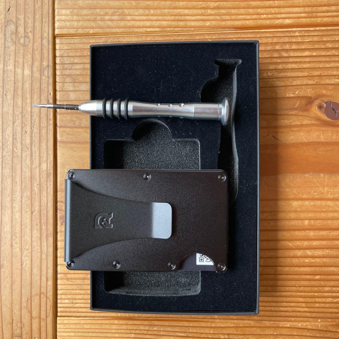 The Ridge マネークリップ&カードケース　マットブラック