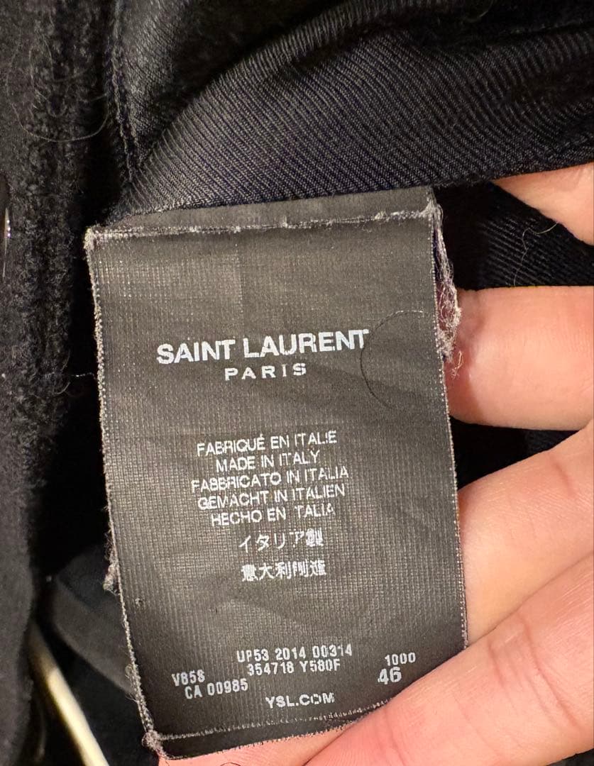 サンローラン SAINT LAURENT テディジャケット サイズ：46