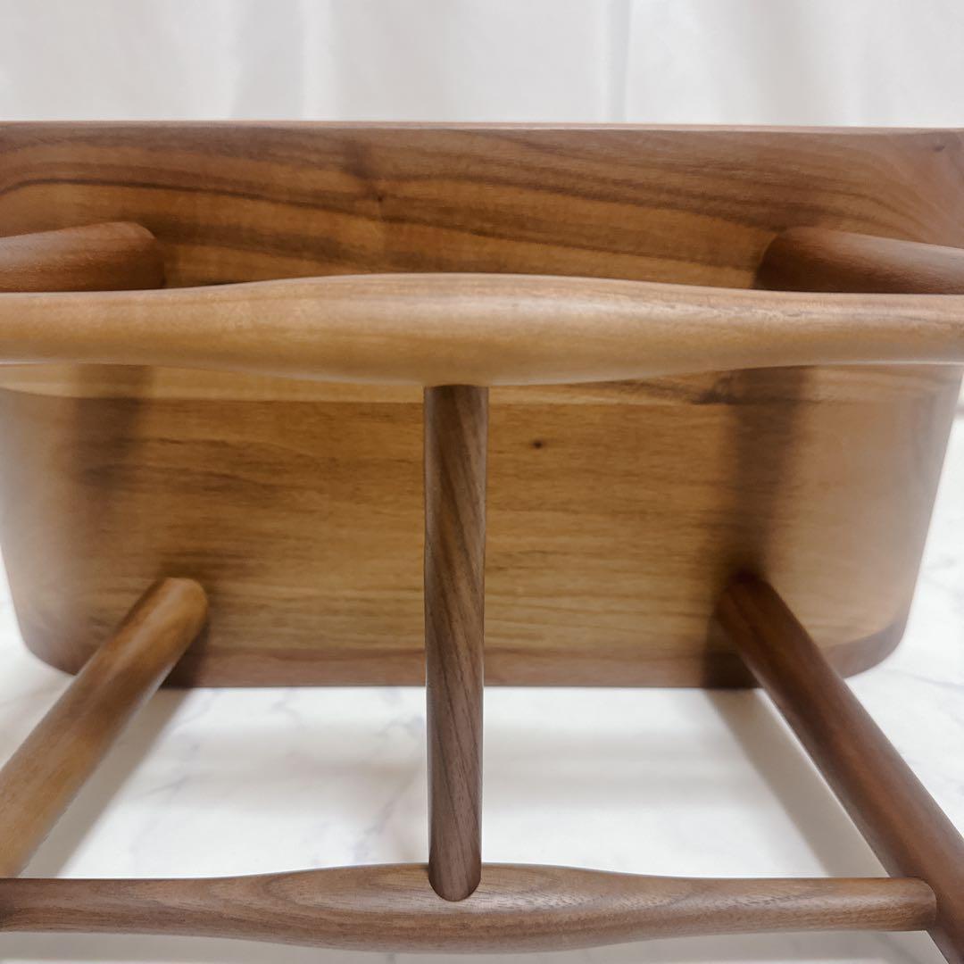 ✨美品✨スツールテーブル サイドテーブル 無垢材 ウォールナット 北欧