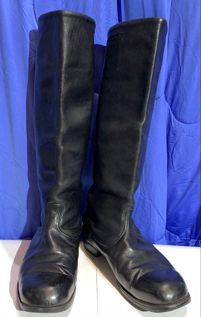 乗馬用 ロングブーツ 本革 Vibramソール ジョッキー.ライディングブーツ