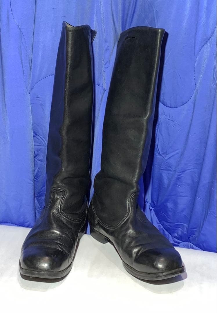 乗馬用 ロングブーツ 本革 Vibramソール ジョッキー.ライディングブーツ