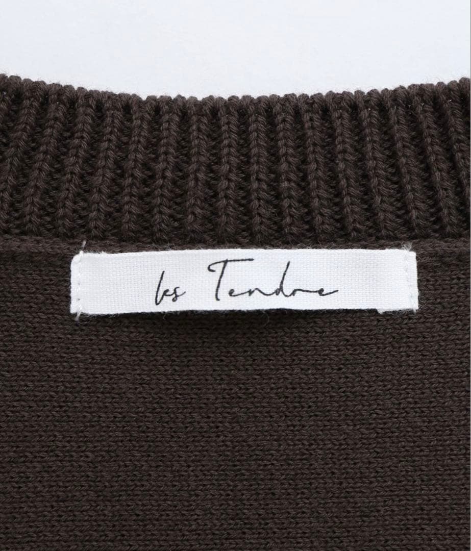 Plage プラージュ les Tendre brown スウェット