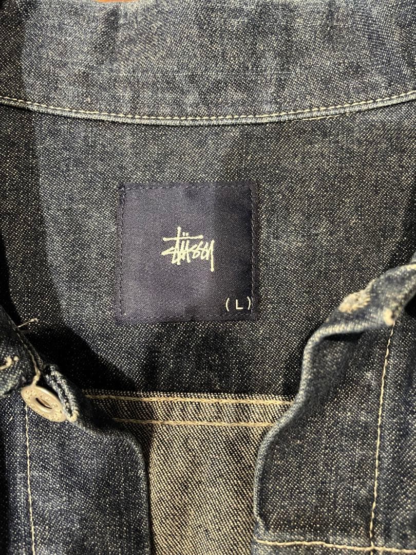 STUSSY ステューシー デニムジャケット Gジャン L インディゴ