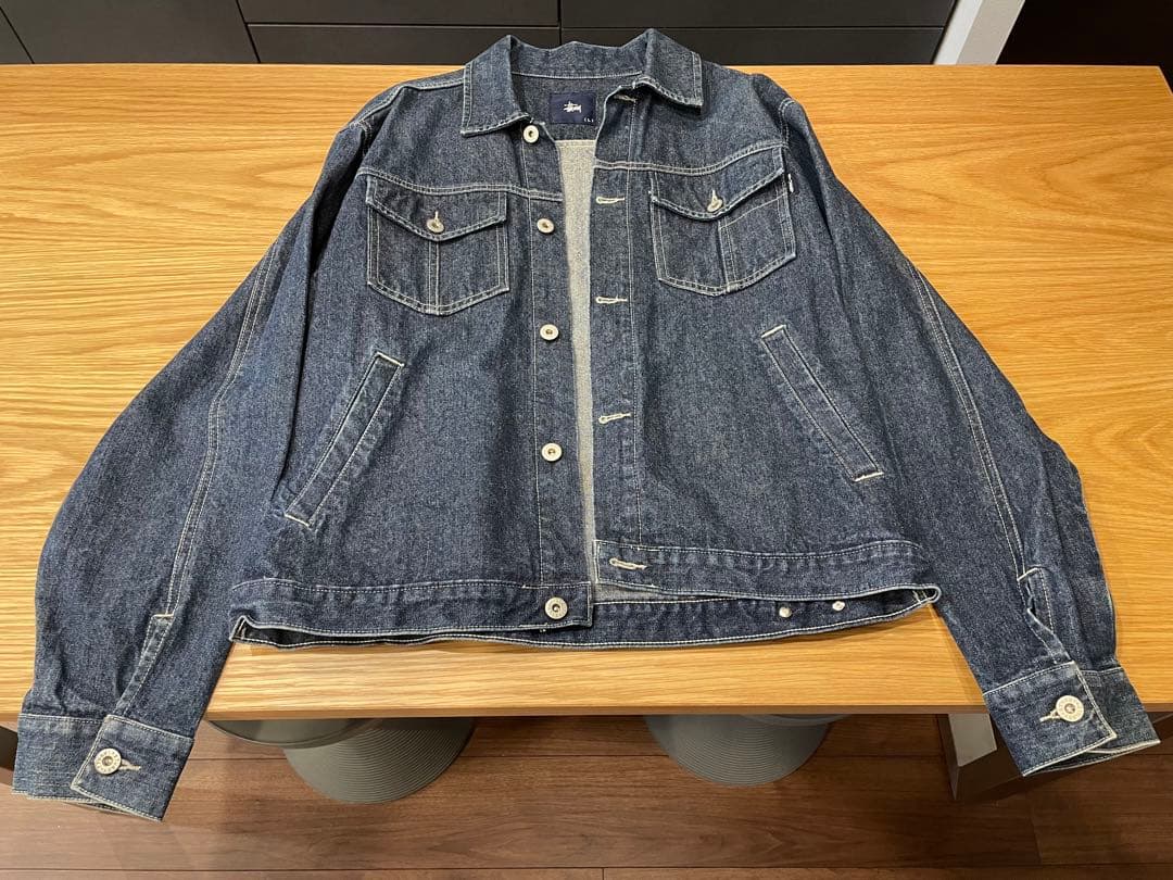 STUSSY ステューシー デニムジャケット Gジャン L インディゴ