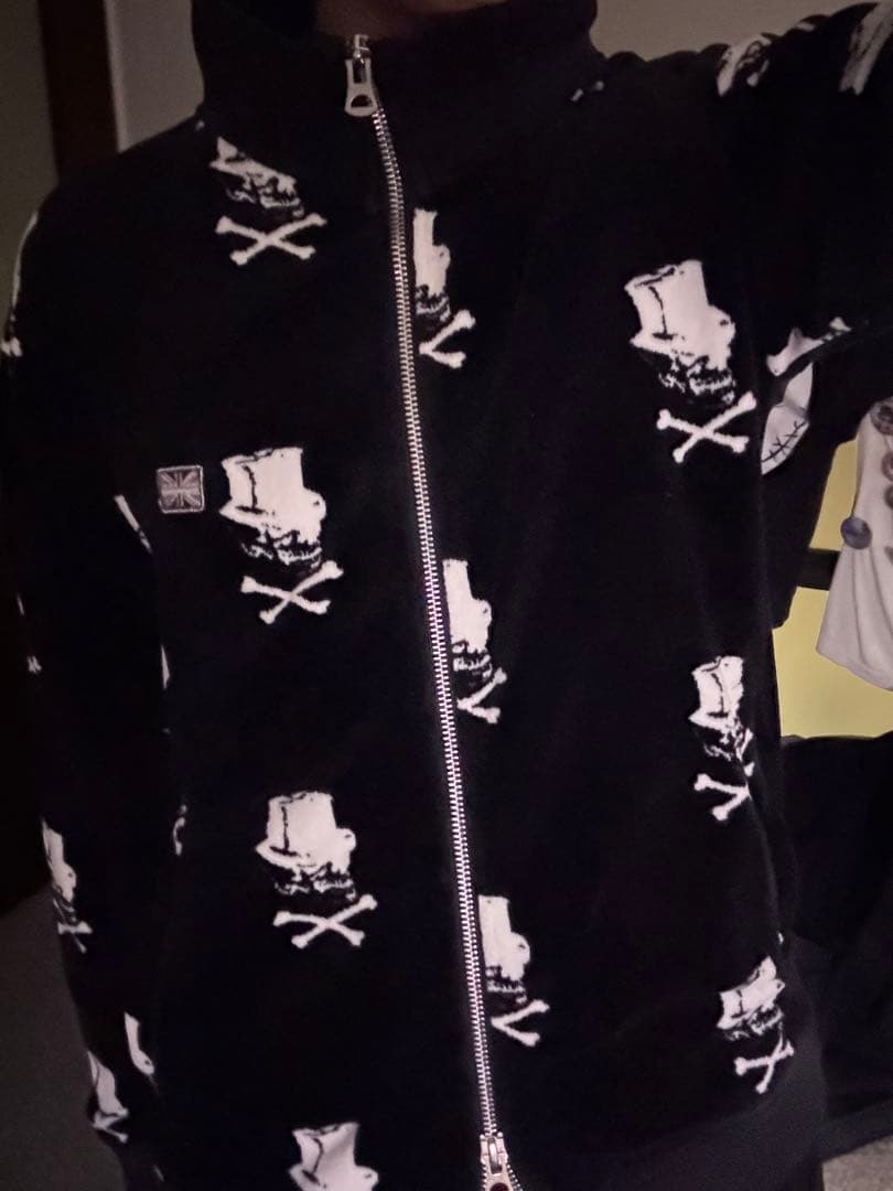 激レア　サンプル品　00s ppfm ベロア　ジャージ　スカル　y2k お兄