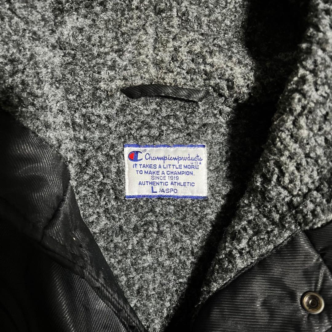 Champion ベンチコートBIGロゴ 胸ロゴ 中綿 Authentic
