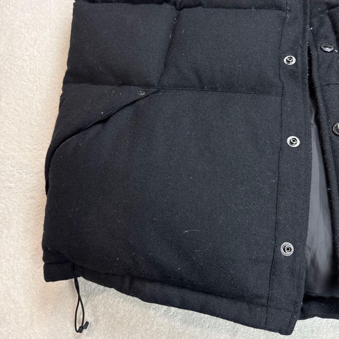 ダブルタップス　大きいサイズ　ダウンベスト　ブラック　XLサイズ