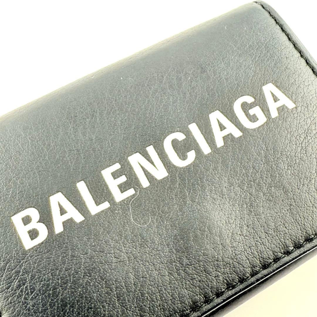 【美品】バレンシアガ 516402 レザー エブリデイ 三つ折り財布