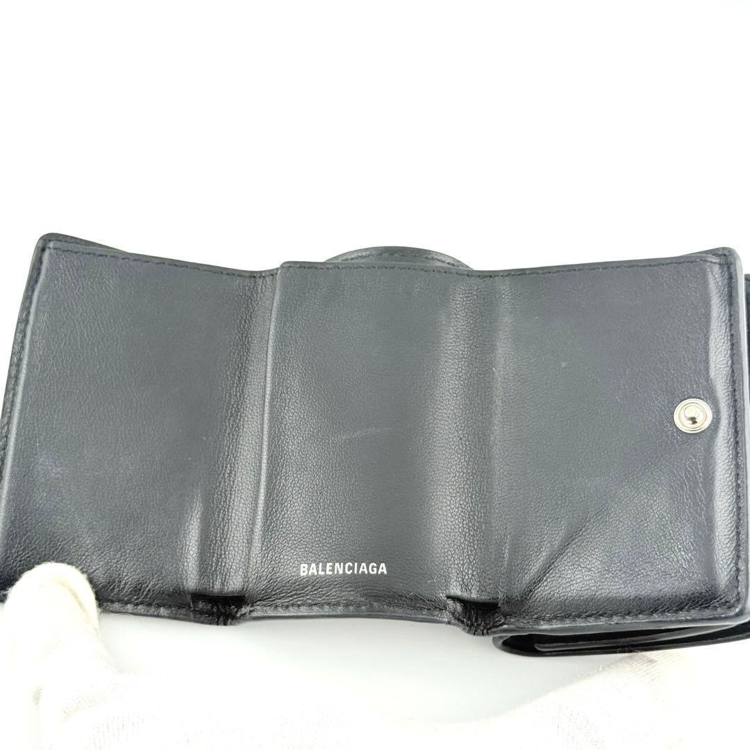 【美品】バレンシアガ 516402 レザー エブリデイ 三つ折り財布