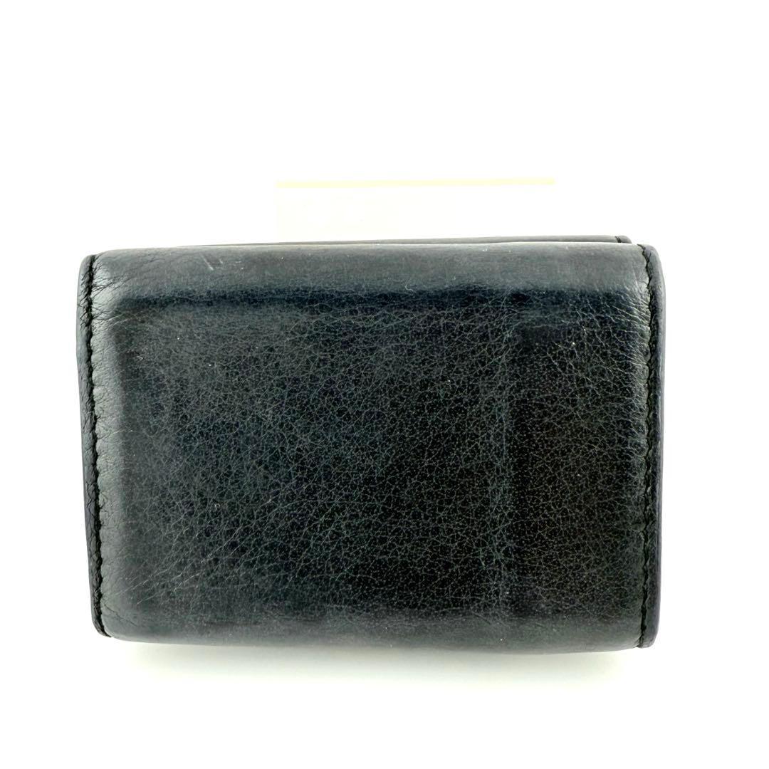 【美品】バレンシアガ 516402 レザー エブリデイ 三つ折り財布