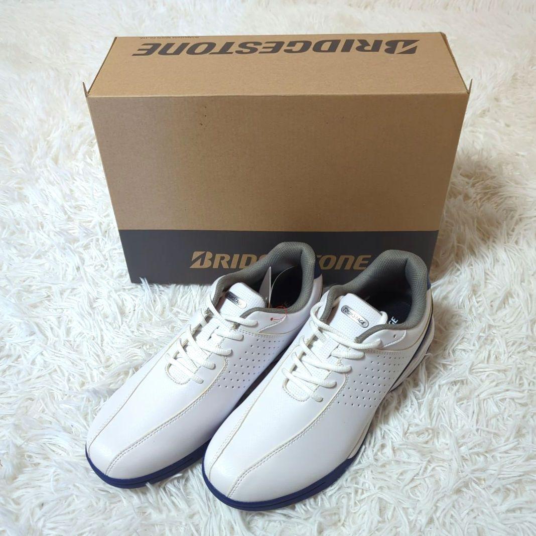 ブリヂストンゴルフ　 ゴルフシューズ　スパイクレス ホワイト　26.5cm