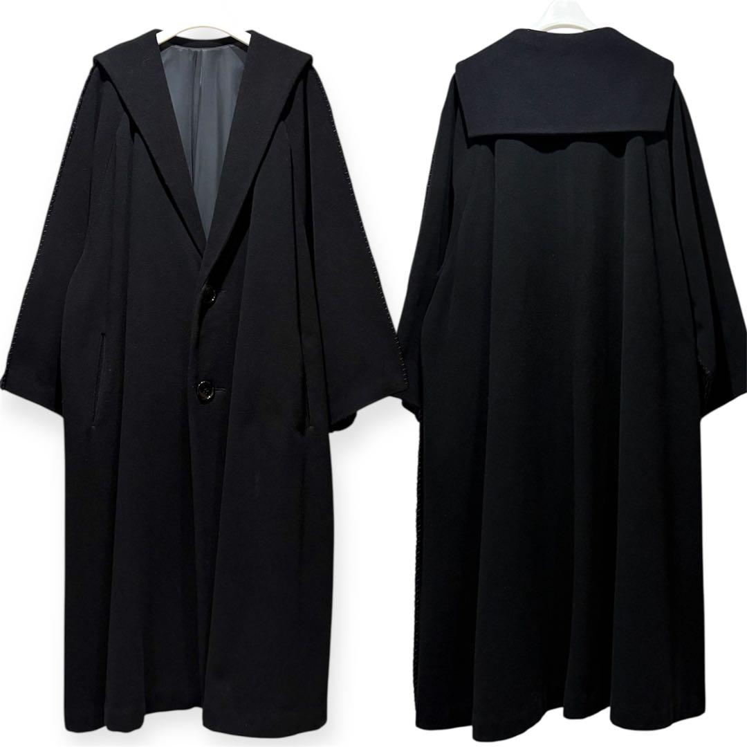 90's Y's Yohji Yamamoto ステッチ セーラーコート