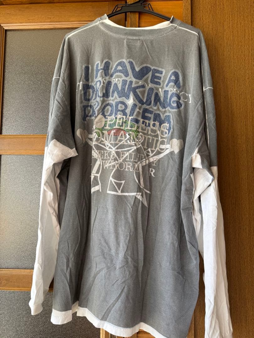 VETEMENTS 18aw drinking problem ロンT