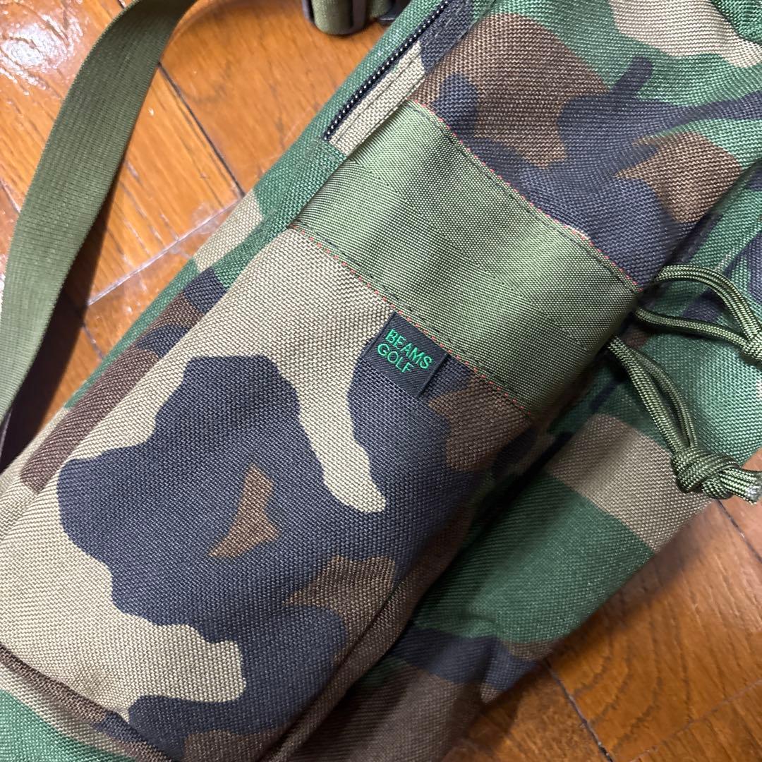 モ*ー様 BRIEFING x BEAMS 迷彩 ゴルフバッグ キャディバッグ