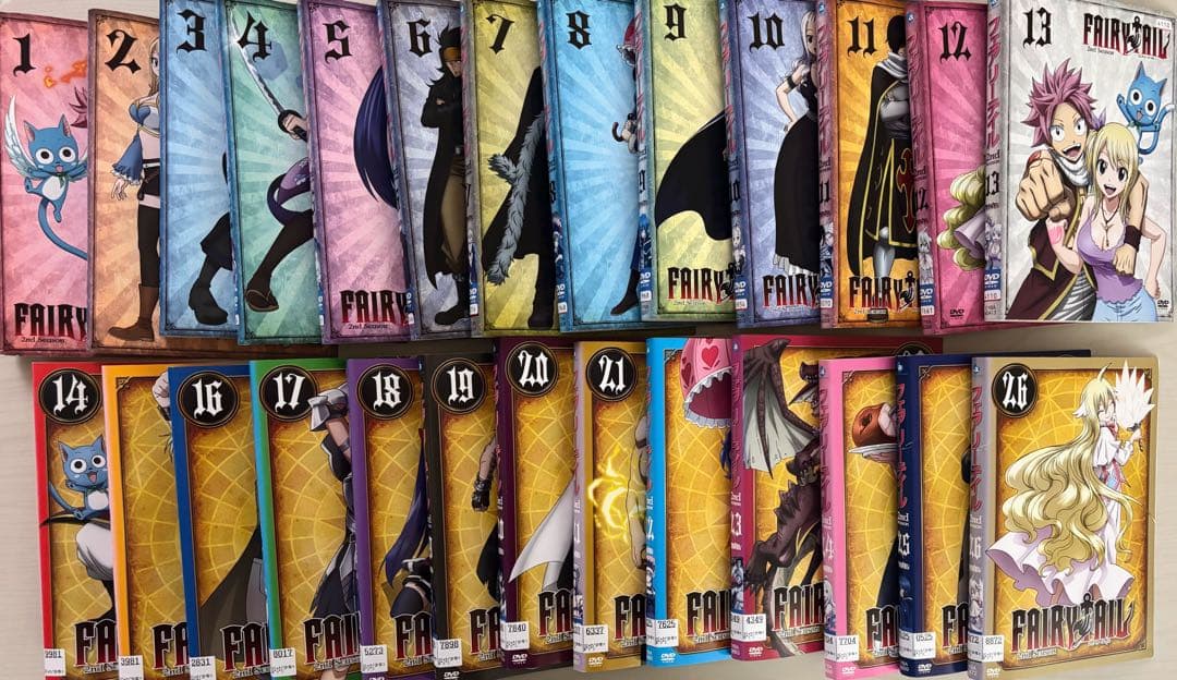 FAIRY TAIL DVD 1期、2期 全巻