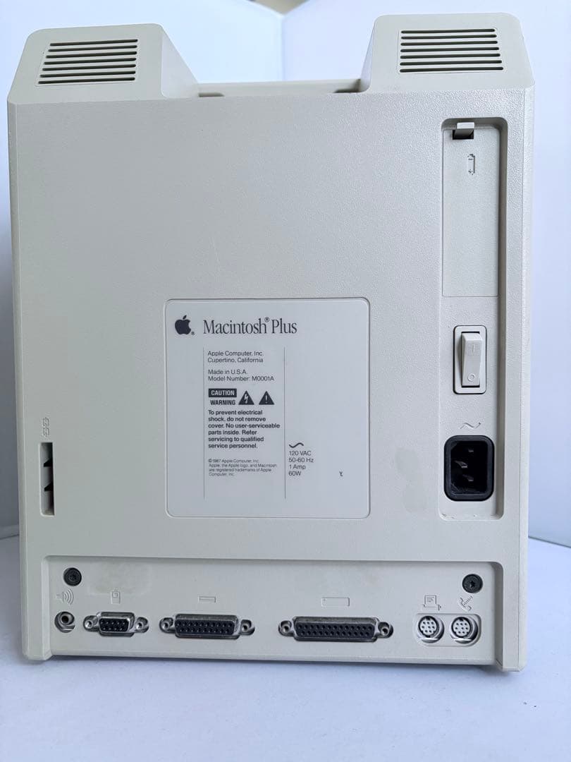 起動確認 APPLE Macintosh Plus