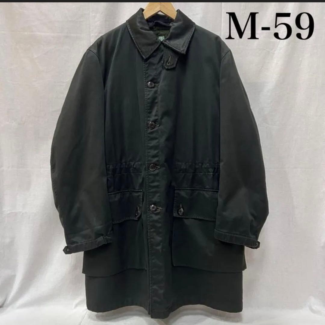 M-59 スウェーデン　ミリタリージャケット ライナー付き　c48