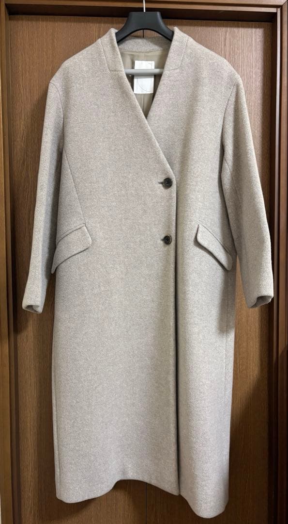 【美品】ノーブル　MTRチェスターコート　グレージュ　希少　40