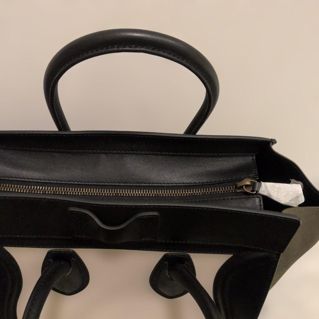 T*A様 新品　セリーヌ ラゲージ ミニショッパー スエード×レザー 正規品