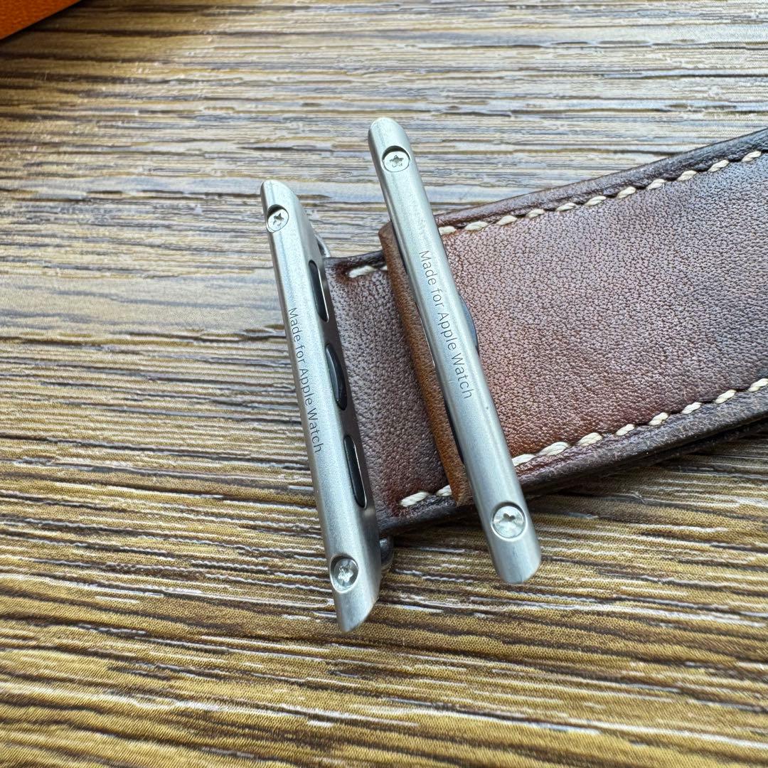 2520 Apple Watch エルメス　フォーヴ　ブラウン　レザー