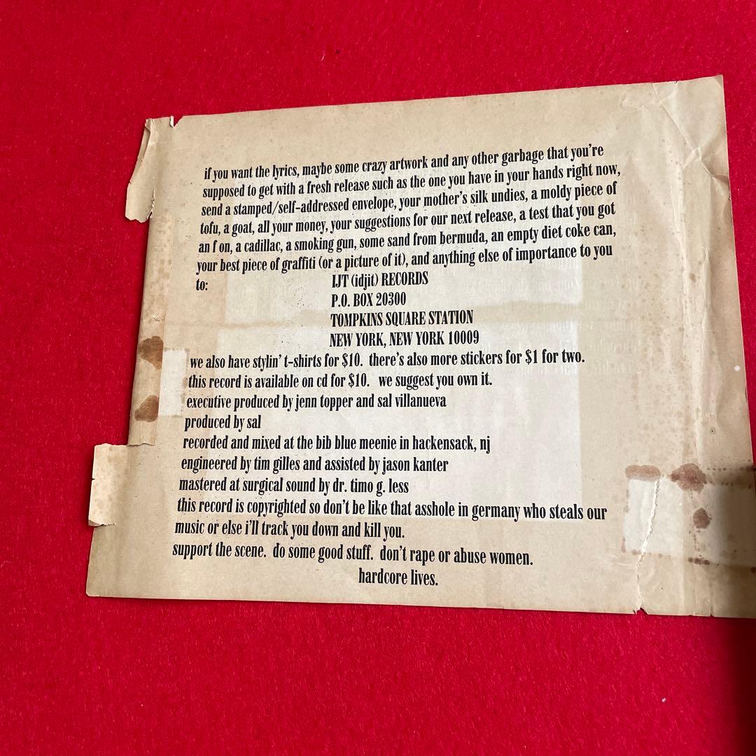 7“BOX NEW YORKS HARDESTパンク天国