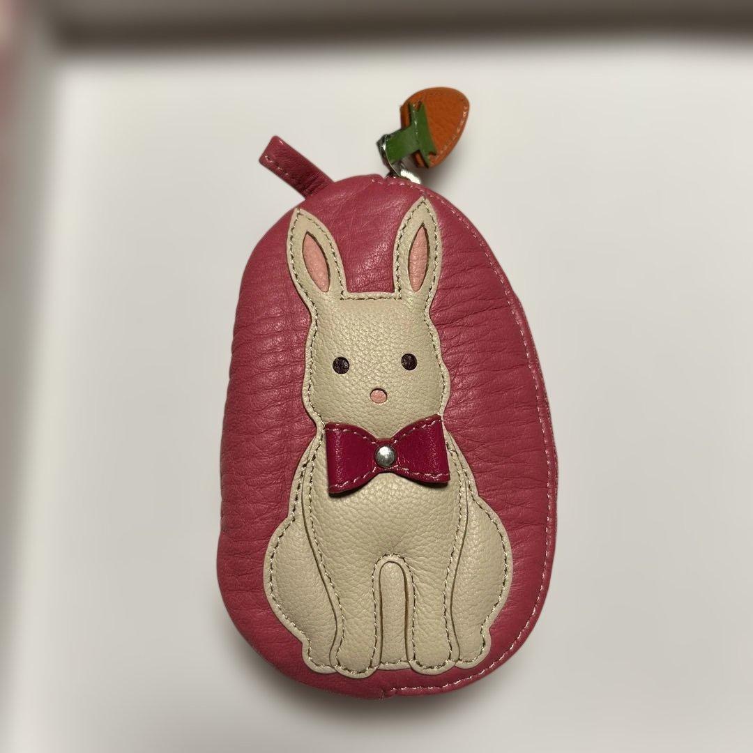 イビザ　うさぎ　keyケースマルチファスナー付