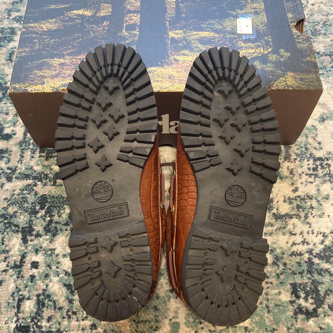 靴 Supreme Timberland 3-Eye Classic Lug US7