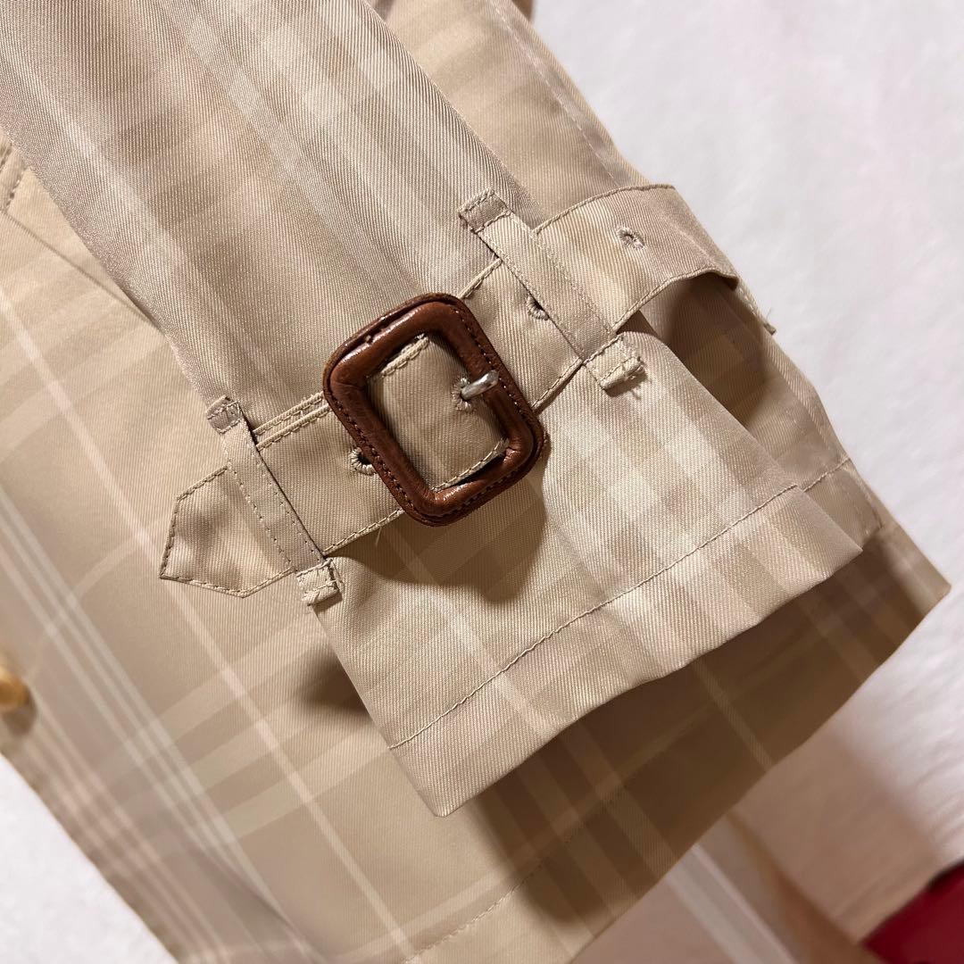 美品 バーバリー ブルーレーベル トレンチコート ジャケット チェック柄 コート