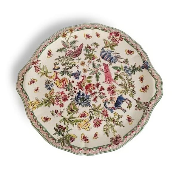 ジアン GIEN ジャルダンイマージュ ガトープラダー 大皿 33センチ