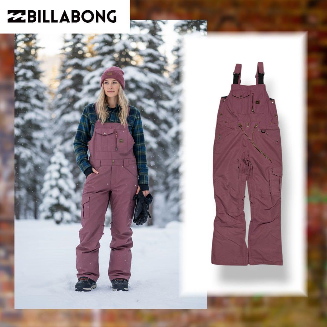 年末年始限定セール！BILLABONG ビラボン ビブパンツ　スノーボード　S