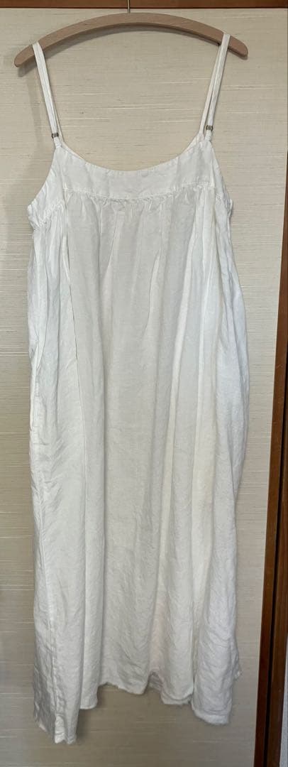nest Robe リネンキャミワンピース　ホワイト