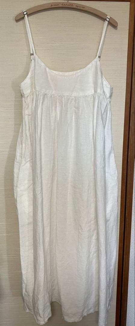 nest Robe リネンキャミワンピース　ホワイト