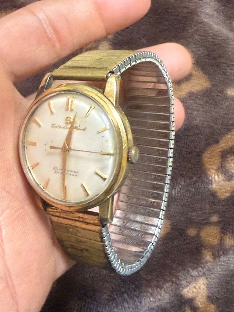 Seiko 手巻き時計 ゴールド シルバー