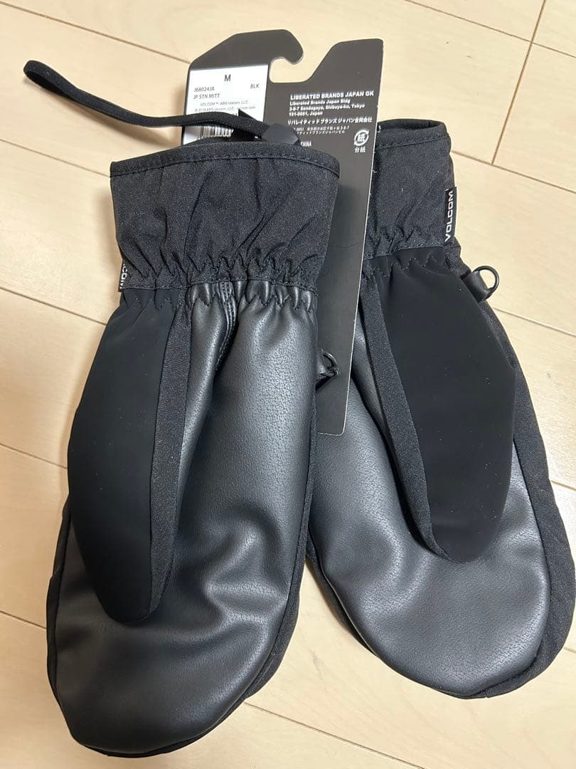 VOLCOM ブラック ミトングローブ M