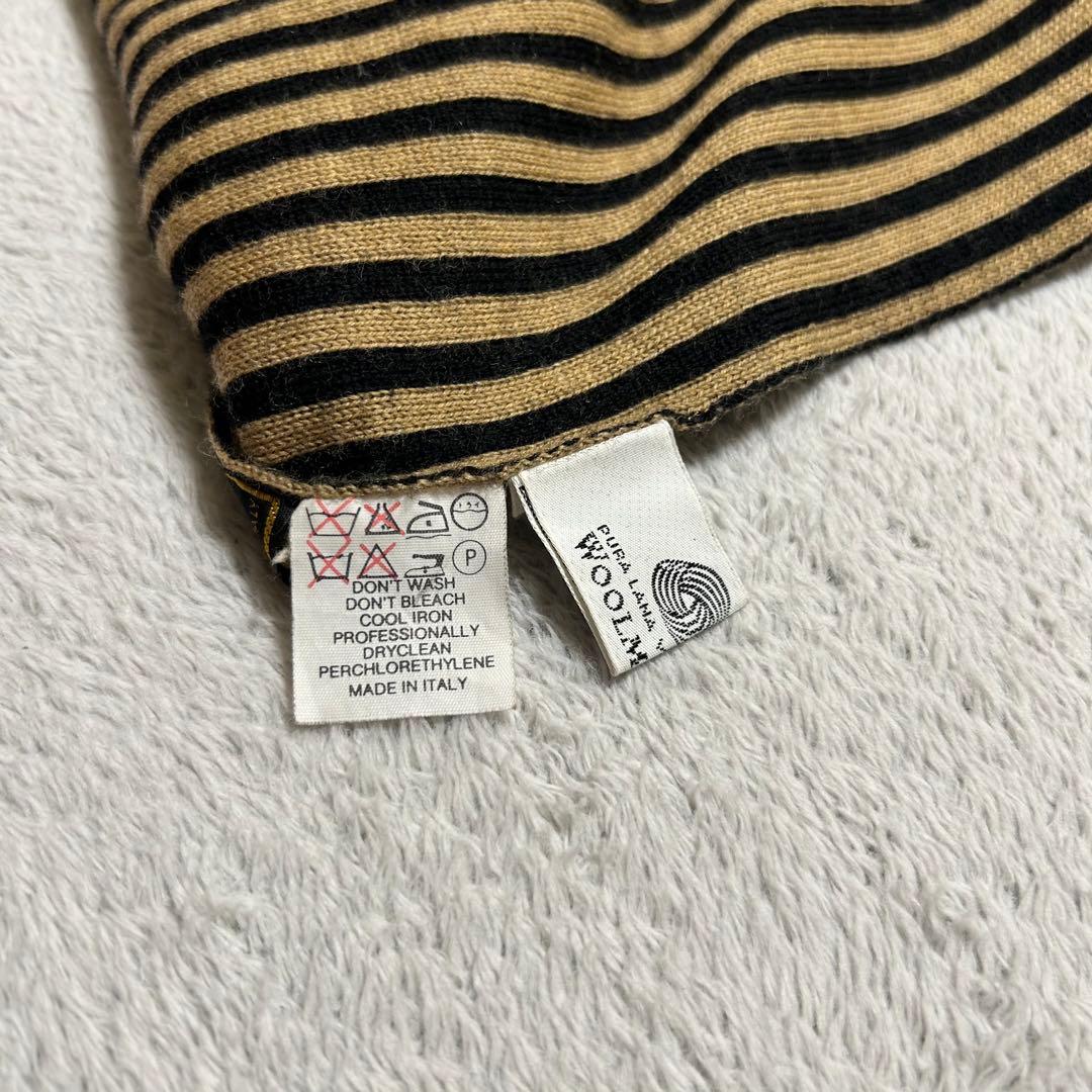 FENDI ズッカ柄マフラー ストール メリノウール100%