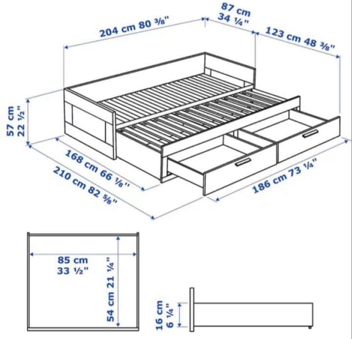 専用　IKEA 　 デイベッドフレーム ホワイト
