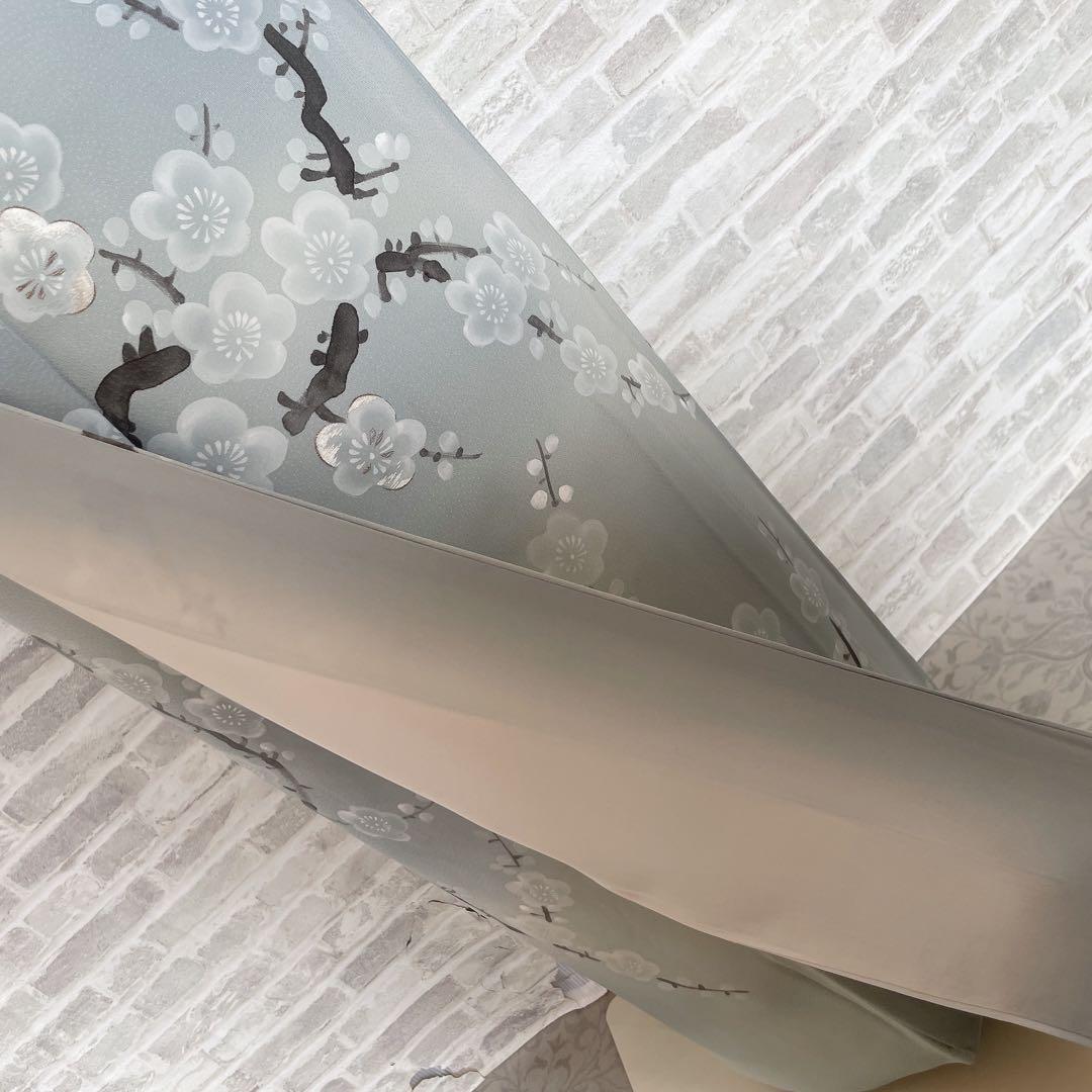 訪問着　フルセット　桜の木　手書き　手刺繍　着物　H2