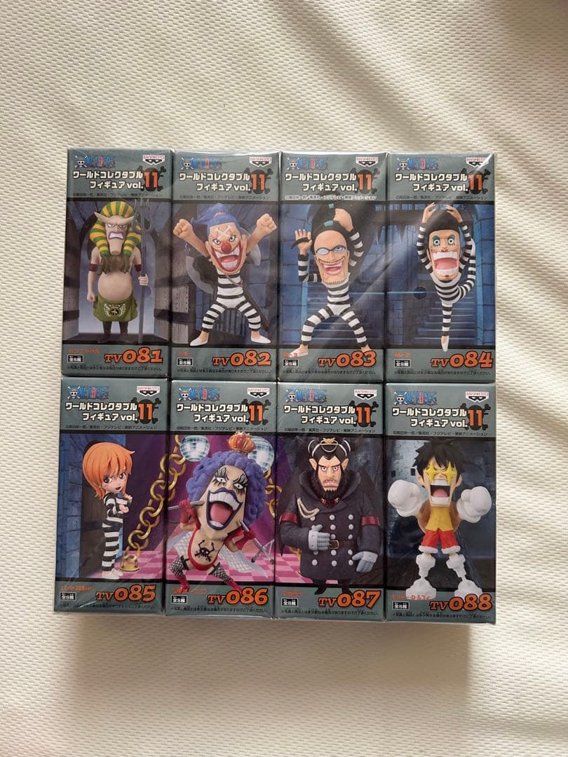 ワンピースワールドコレクタブルフィギュア Vol.5、11、12、14、17