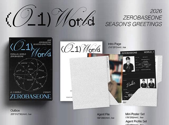 ZEROBASEONE 2026 シーグリ(0_1) Worldカードセット贈呈
