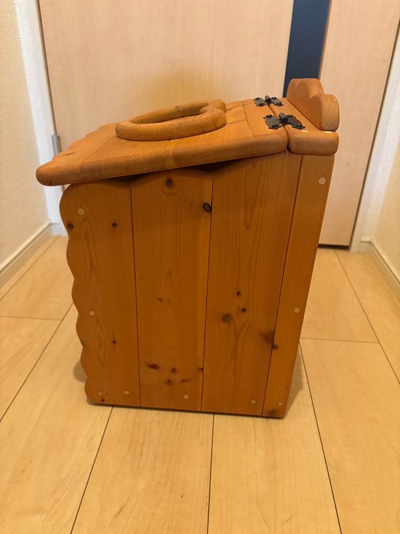 アメリカンカントリー家具　カントリーハートダストBOX ゴミ箱