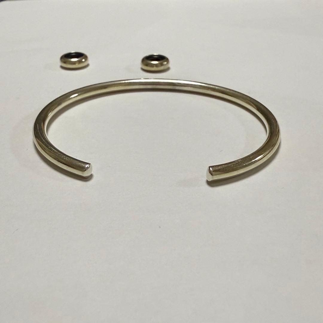 TROLLBEADS シルバー バングル スペーサー付きトロールビーズ