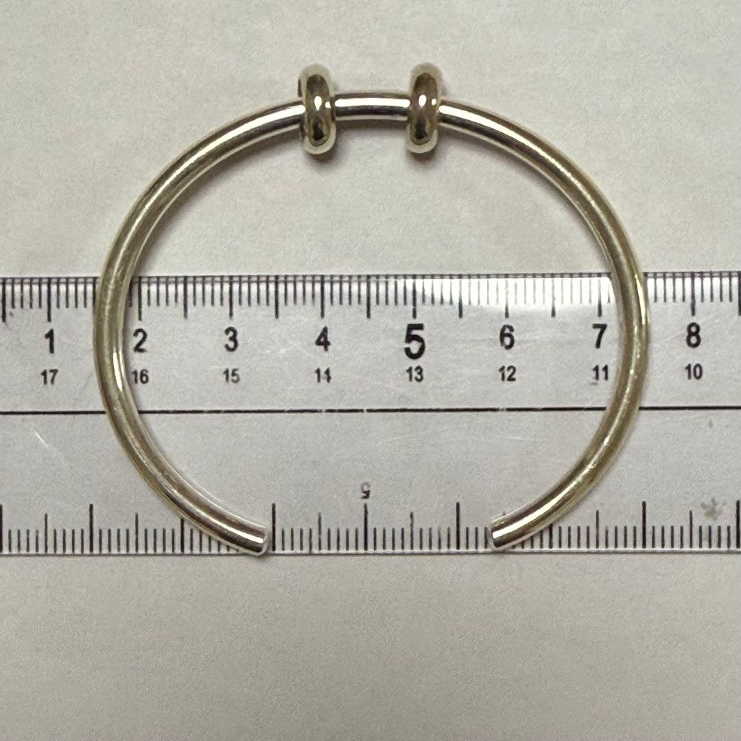 TROLLBEADS シルバー バングル スペーサー付きトロールビーズ