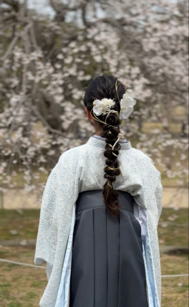 キャサリンコテージ　レース着物　袴　肌襦袢　セット　140cm