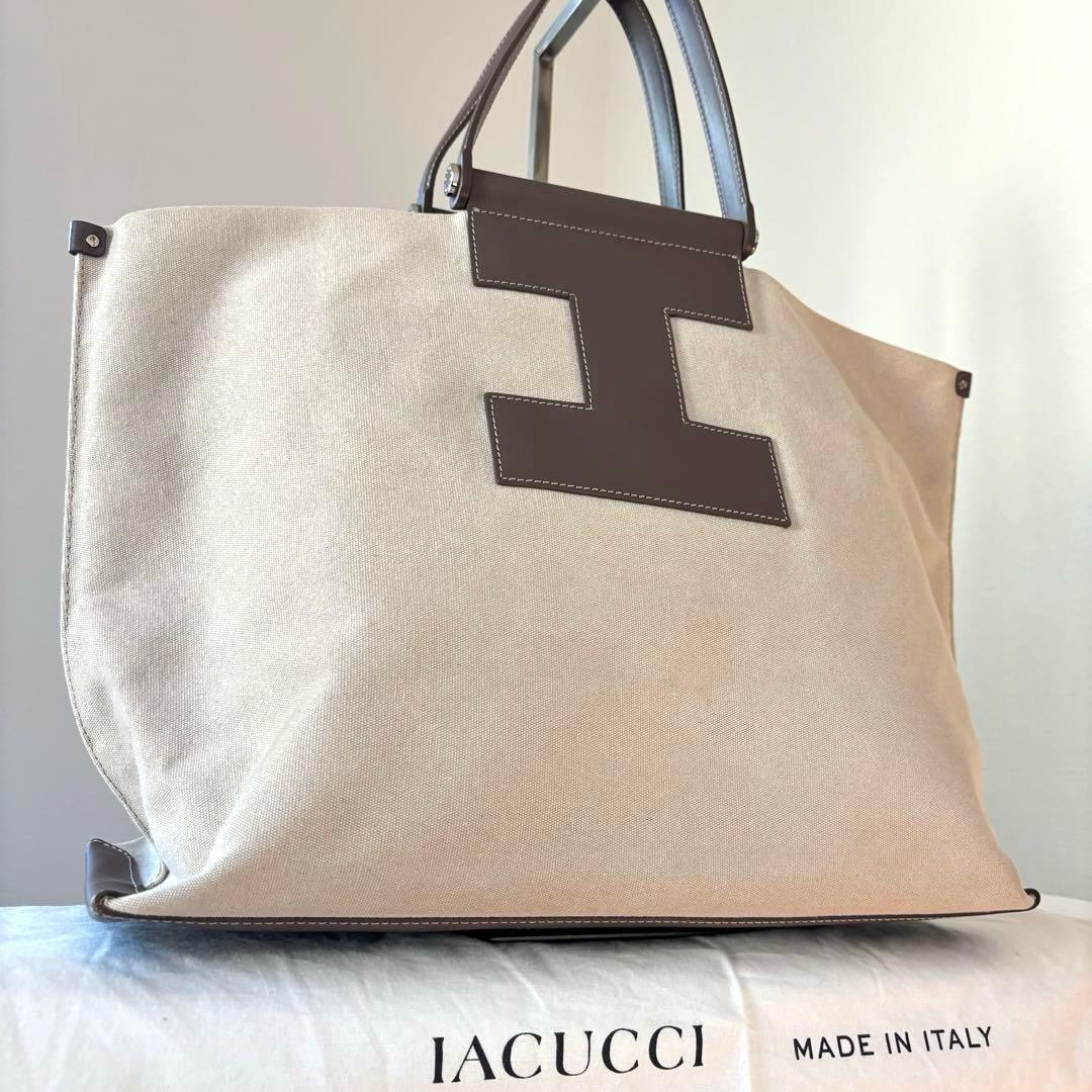 専用イアクッチ　トートバッグ　牛革　ソルベット L 大判L ブラウン 人気