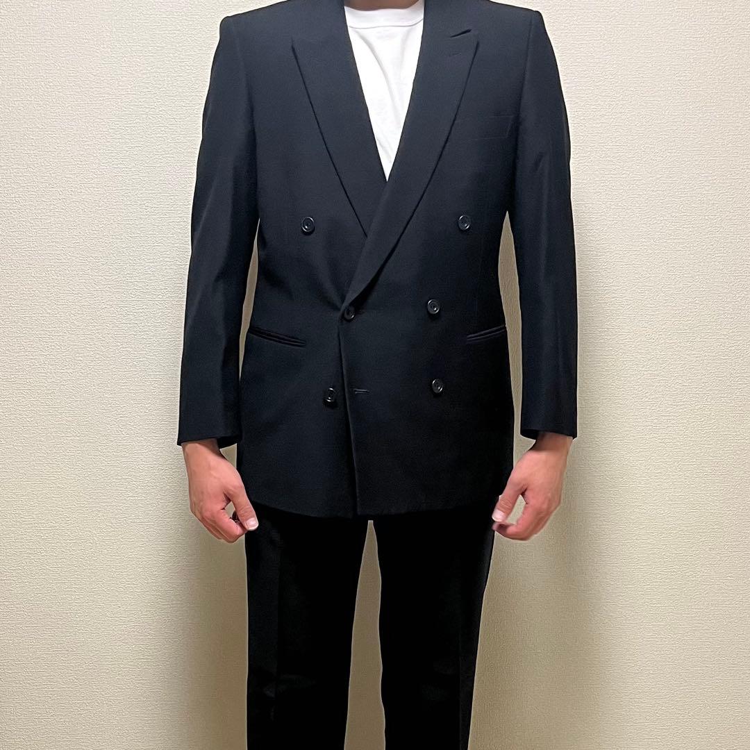 極美品！Christian Dior　ダブルスーツセットアップ　ブラック