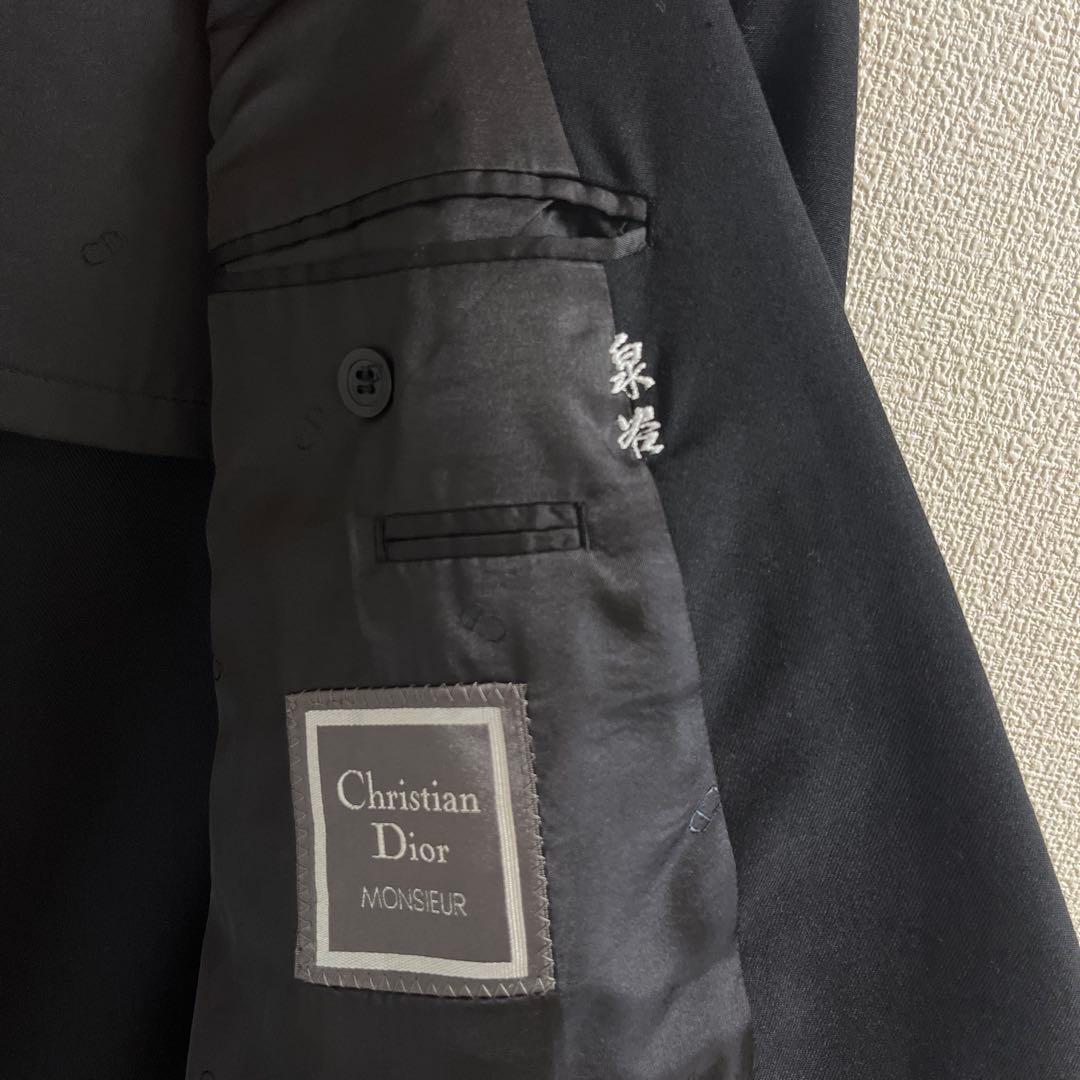 極美品！Christian Dior　ダブルスーツセットアップ　ブラック
