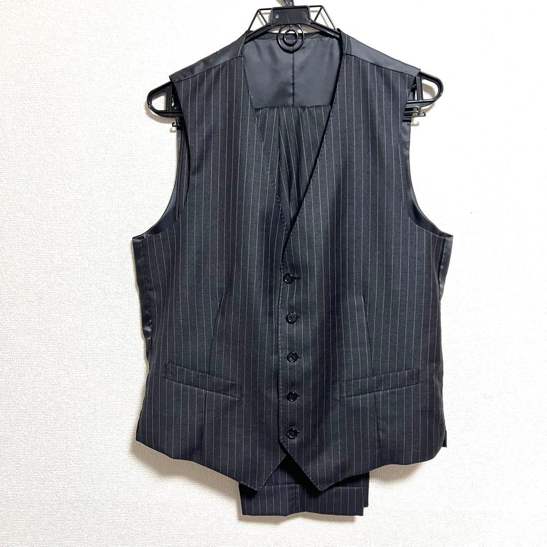 未使用級 カノニコ オーダースーツ 3ピース美品 XL相当